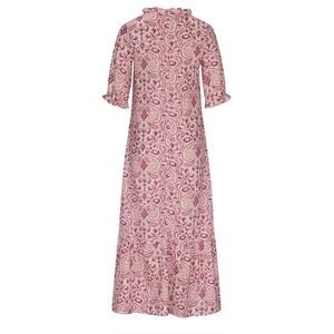 Pink Patterned Maxi Dress